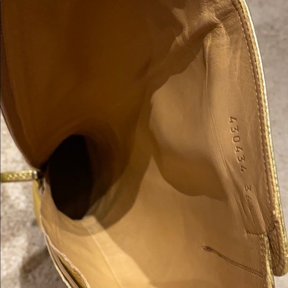 Gucci Gold Boots - Picture 12 of 12